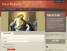 Tablet Screenshot of first-fridays.us